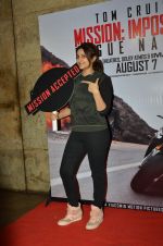 Parineeti Chopra at a special screening of Mission Impossible 5 in Lightbox on 1st Aug 2015